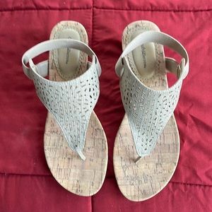 Croft & Barrow tan sandals size 8 1/2